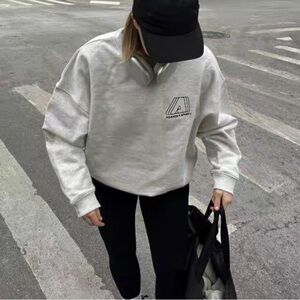 Adanola AS oversized sweatshirt -light gray